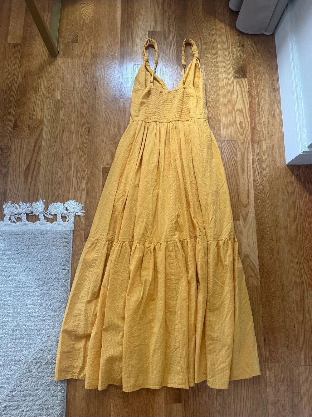 Abercrombie & Fitch Yellow Maxi Dress